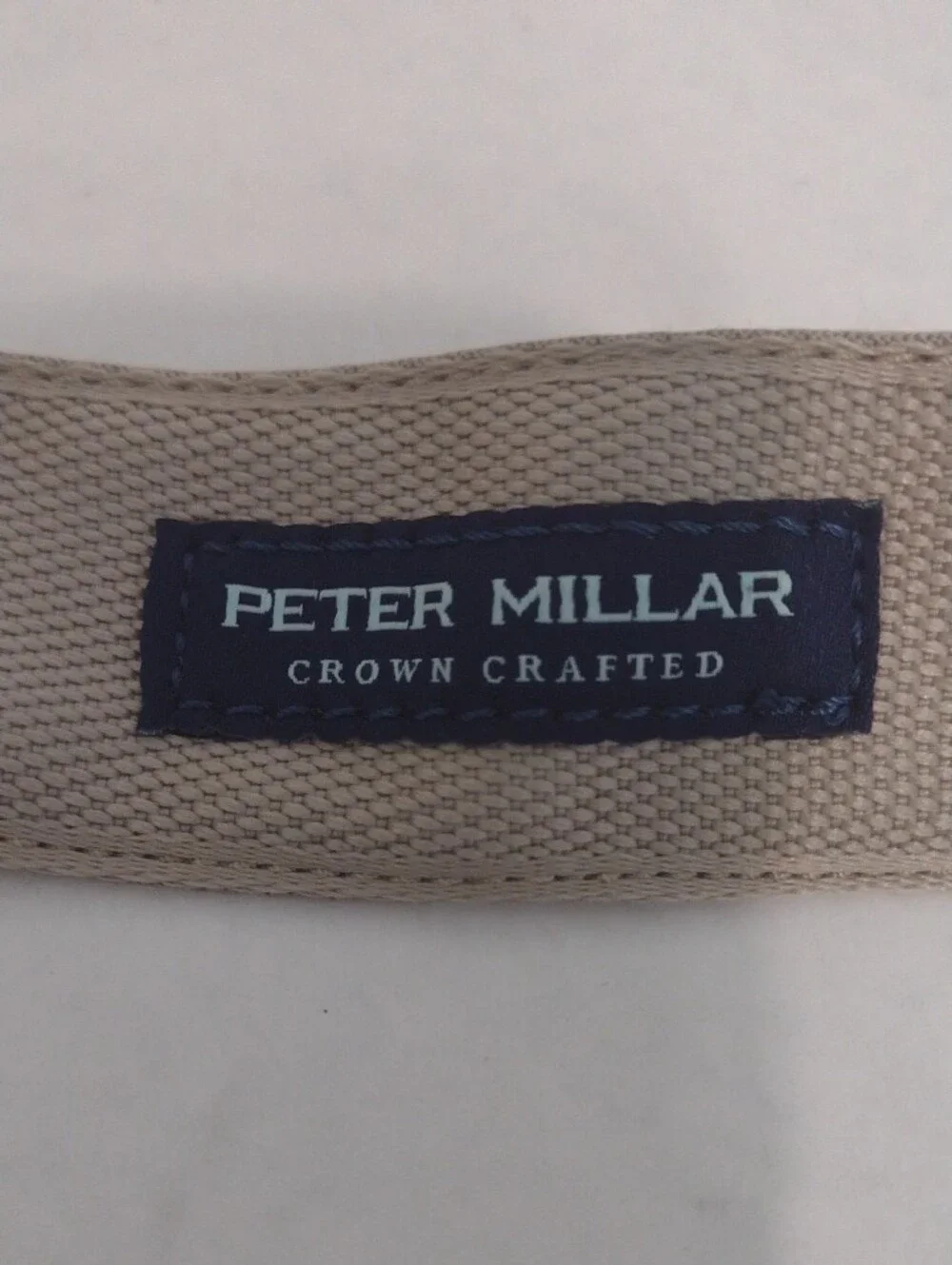 Peter Millar Beige Loop Belt (J1136)